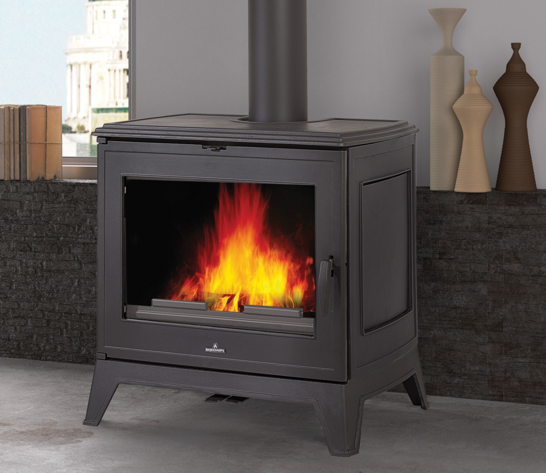 Poêle à bois en fonte - BRONPI Preston 14 kW
