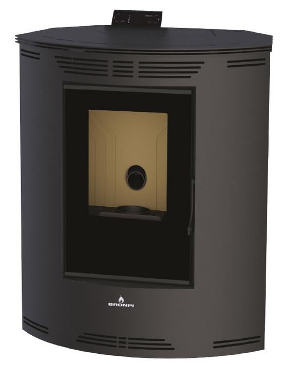 Poêle à granulés d'angle - BRONPI Princesa 12 kW