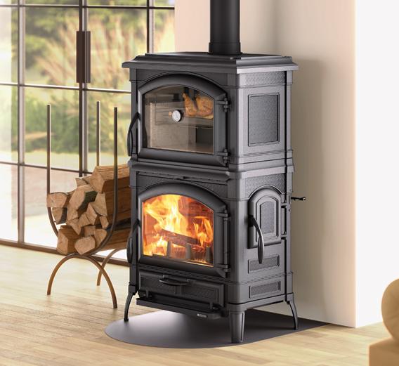 Poêle à bois avec four - LA NORDICA Isotta Forno.16 9.7 kW