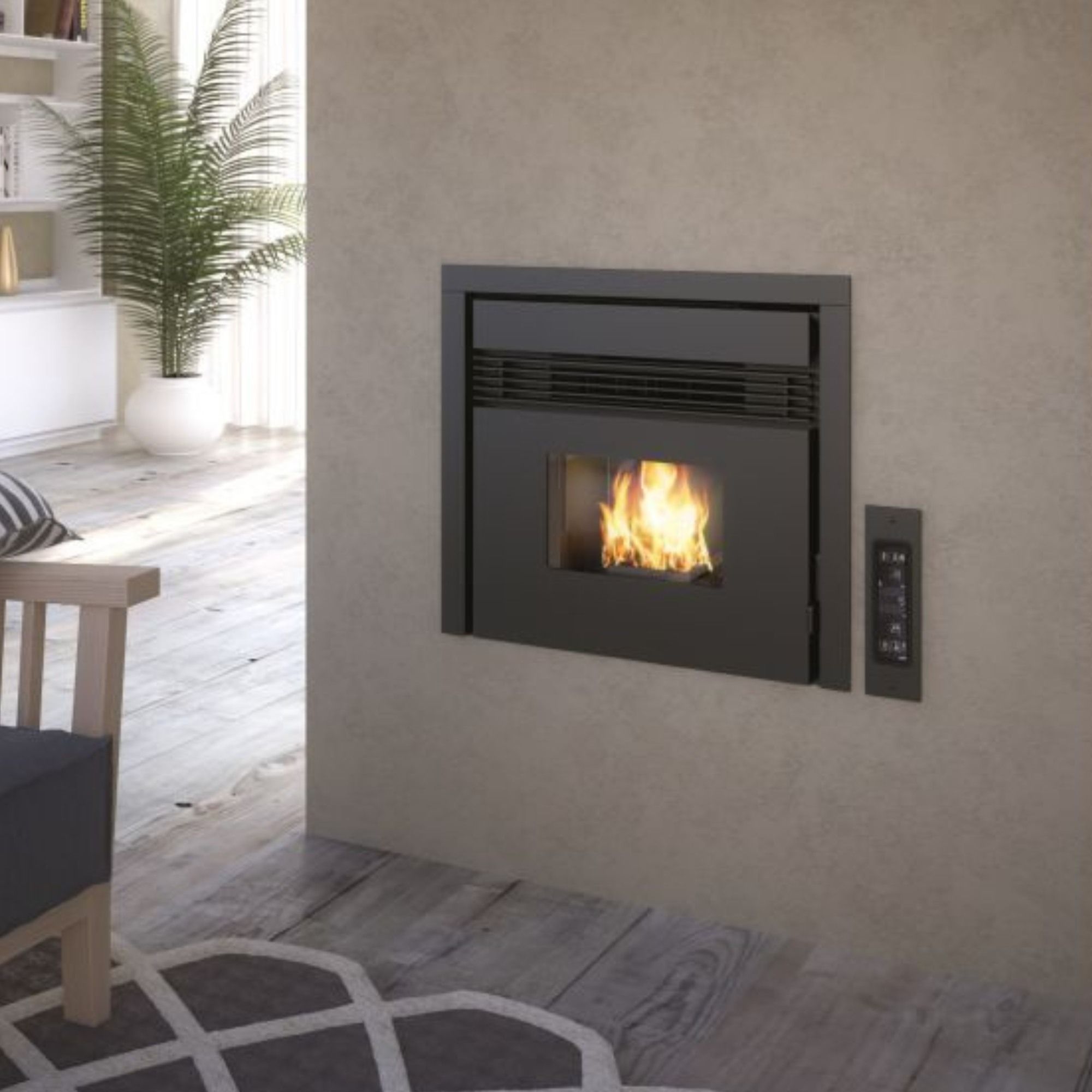 Insert à granules ventilé - PUNTO FUOCO Prezzemolo 6.5 kW