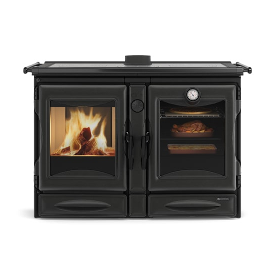 Cuisinière à bois raccordable en fonte - LA NORDICA Alaska.16 12 kW