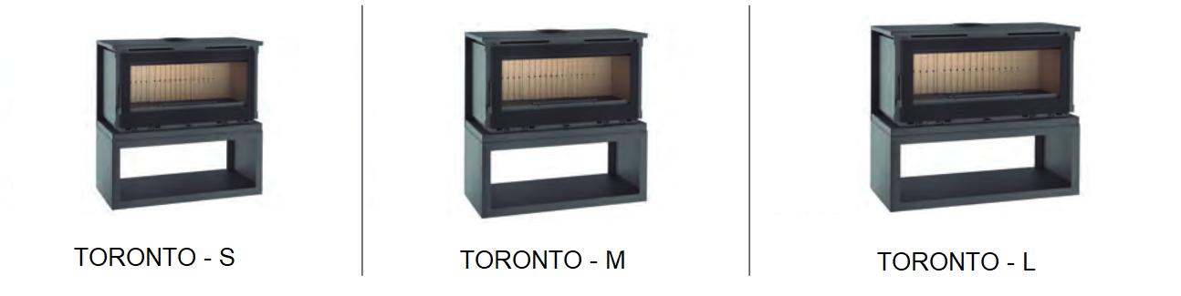 Poêle à bois raccordable avec bûcher - FIREMATIC Toronto - M 12.8 kW