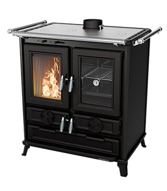 Cuisinière à bois en fonte - THERMOROSSI Klaretta Evo 8.2 kW