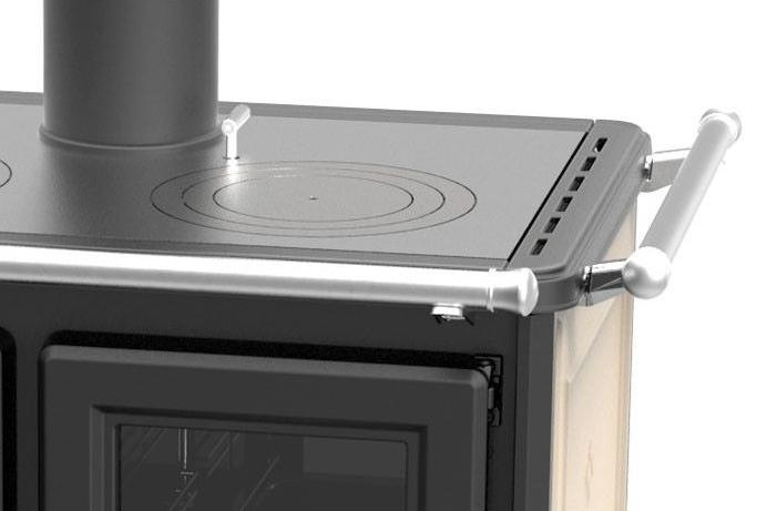 Cuisinière à bois en céramique - THERMOROSSI Viola Evo 12.1 kW