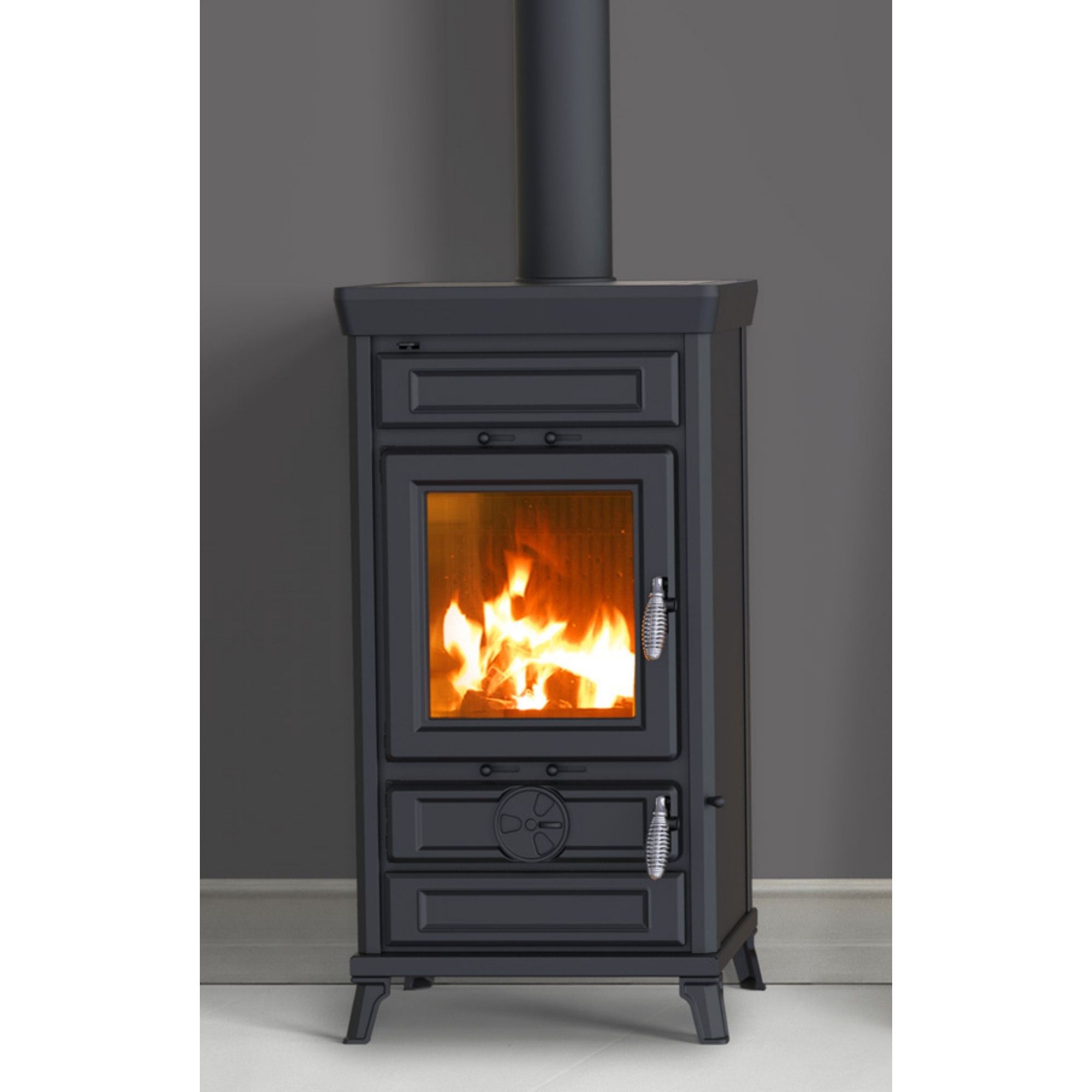 Poêle à bois en fonte - THERMOROSSI Ilaria Evo6 Easy 11.4 kW
