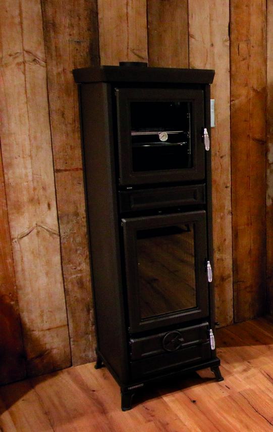 Poêle à bois avec four en fonte - THERMOROSSI Anna Evo5 Easy 12.5 kW