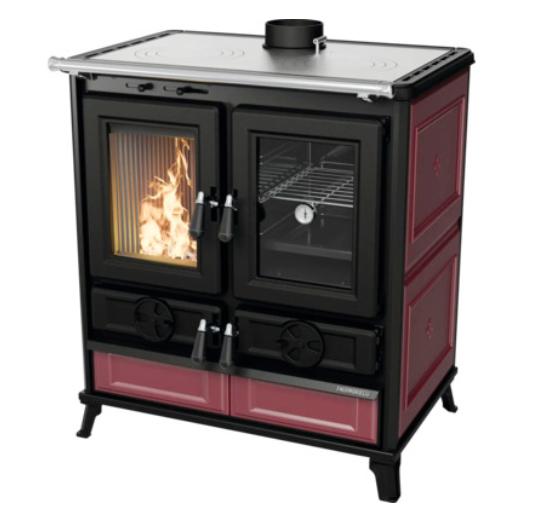 Cuisinière à bois en céramique - THERMOROSSI Violetta Evo 8.2 kW