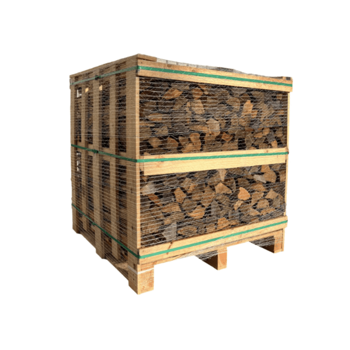 Bois de chauffage dur premium séché au soleil – Caisse pleine (3 stères)